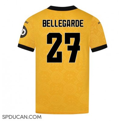 Muški Nogometni Dres Wolves Jean-Ricner Bellegarde #27 Domaci 2025-26 Kratak Rukav Muški Nogometni Dres Wolves Jean-Ricner Bellegarde #27 Domaci 2025-26 Kratak Rukav